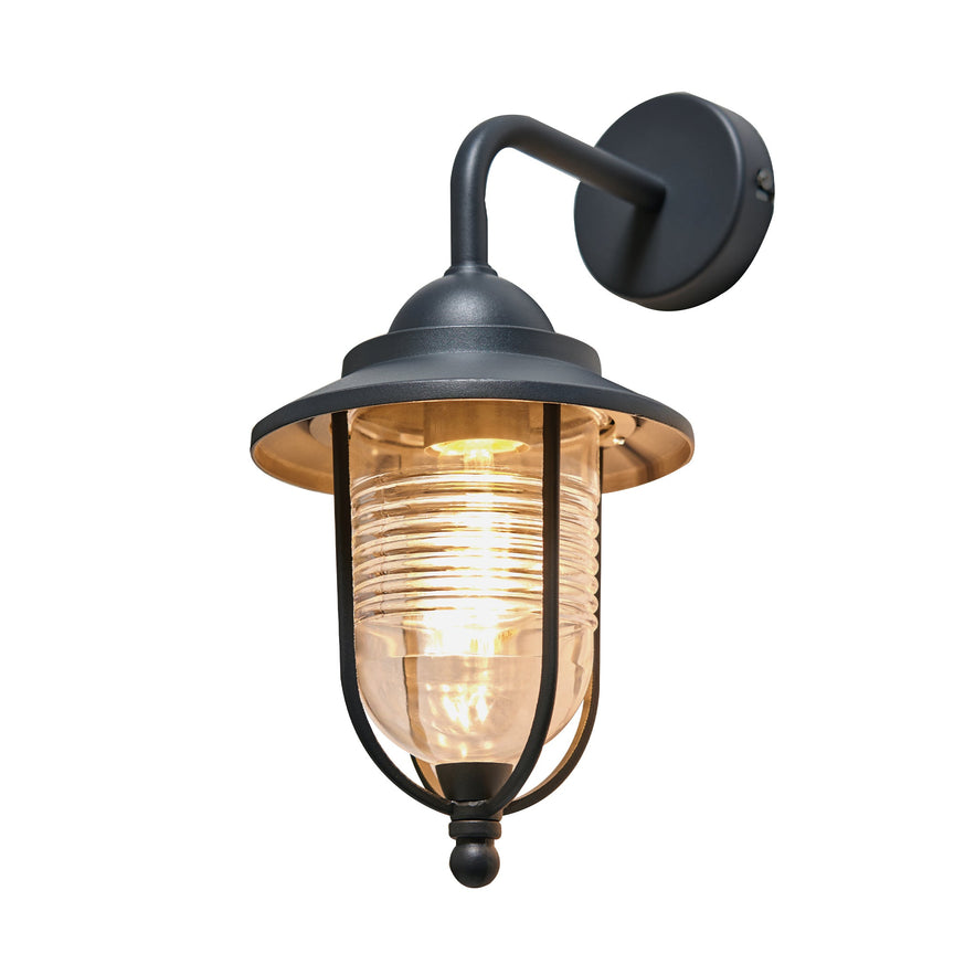 Elvo Exterior Wall Light Charcoal - LLOL011GR