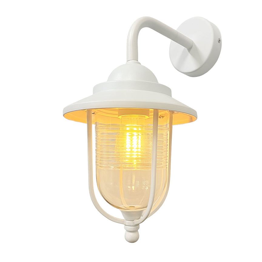 Elvo Exterior Wall Light White - LLOL011W