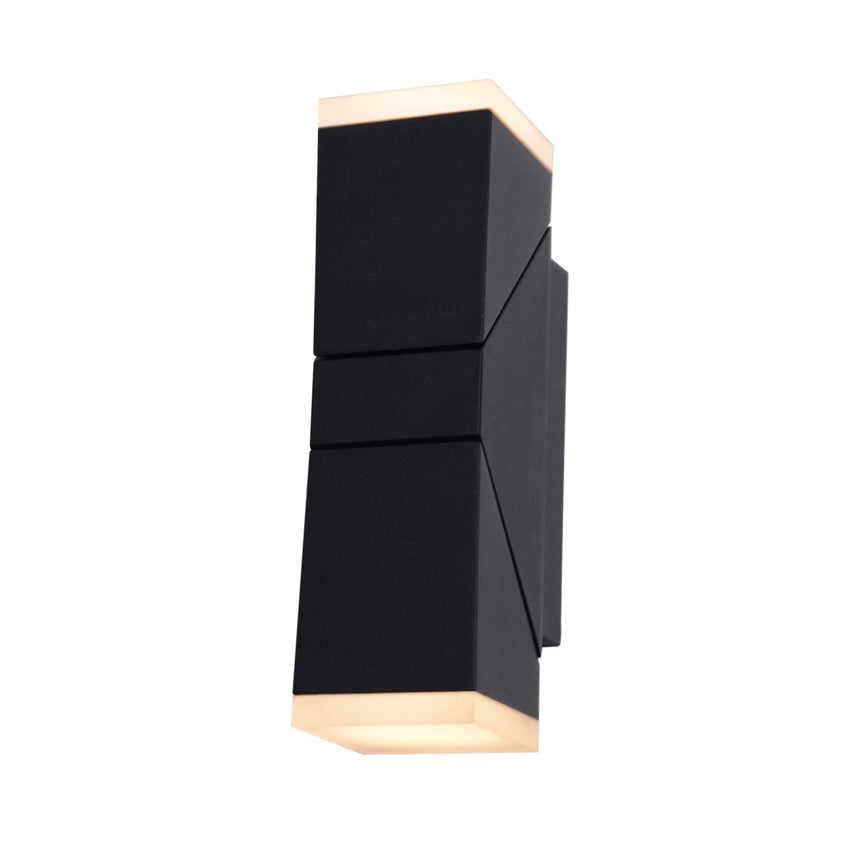 Solea LED Up & Down Rotatable Wall Light 13W 3000K Black - LLOL014