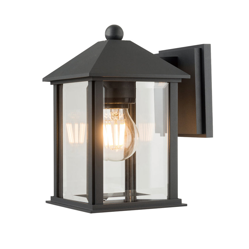Thano Exterior Wall Light Black - LLOL015