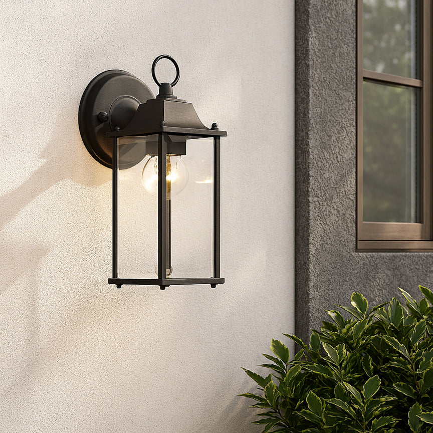 Quorra Exterior Wall Light Black - LLOL016
