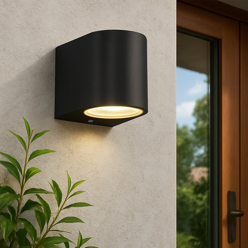 Olaris Exterior Wall Light Black - LLOL017BK