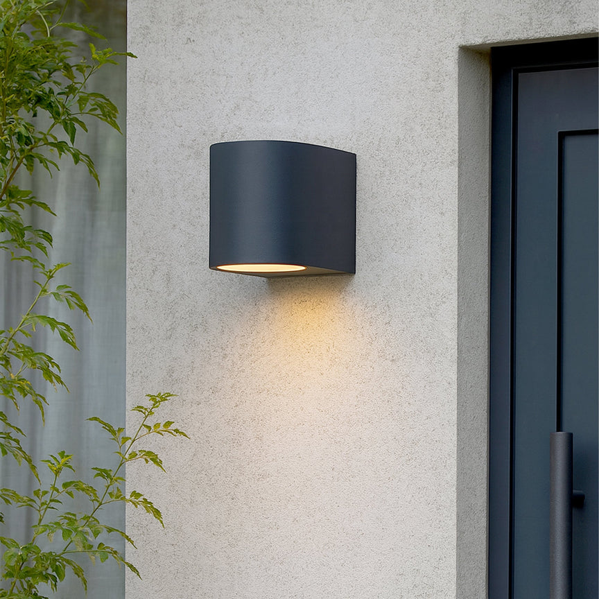 Olaris Exterior Wall Light Grey - LLOL017GR