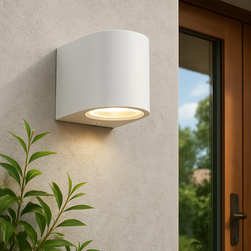 Olaris Exterior Wall Light White - LLOL017W