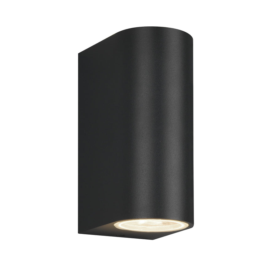 Olaris Up & Down Wall Light Black - LLOL018BK