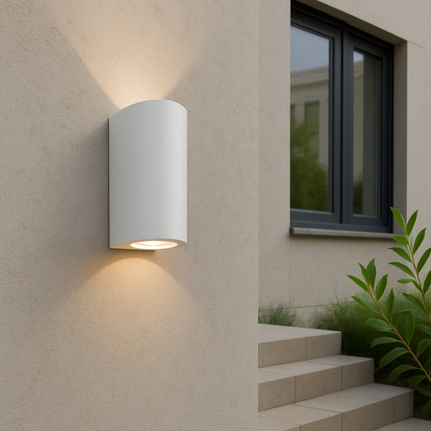 Olaris Up & Down Wall Light White - LLOL018W