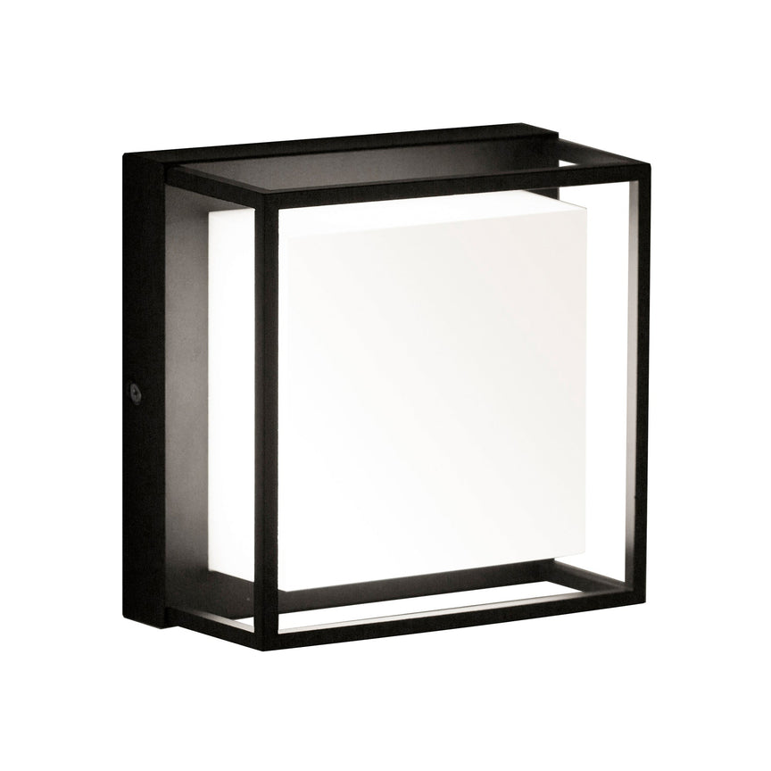 Clyro Frame LED Wall Light 10W TRI Colour Black - LLOL021