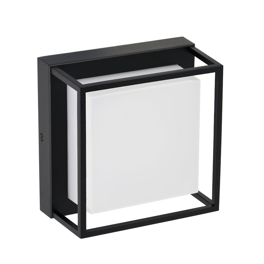 Clyro Frame LED Wall Light 10W TRI Colour Black - LLOL021