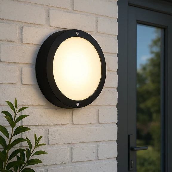 Talvia LED Outdoor Bunker Light 8W TRI Color Black - LLOL026BK