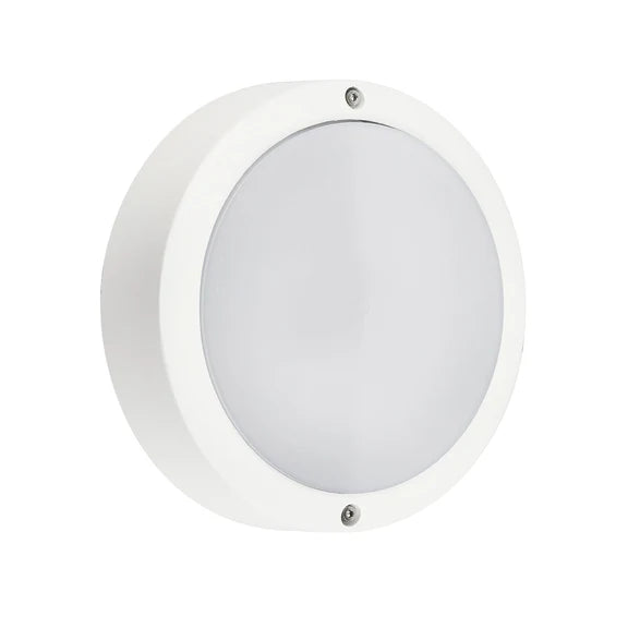 Talvia LED Outdoor Bunker Light 8W TRI Color White - LLOL026W