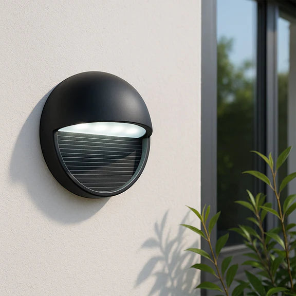 Brano LED Step Light With Eyelid 5W TRI Color Black - LLOL028