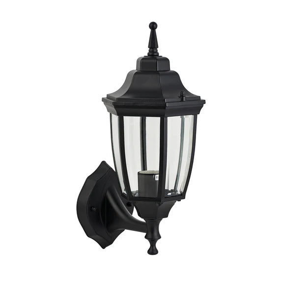 Sylva Up Outdoor Wall Light Black - LLOL029BK