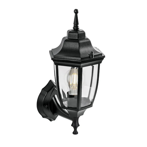 Sylva Up Outdoor Wall Light Black - LLOL029BK