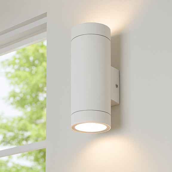 Truvo LED Up & Down Wall Light 14W TRI Colour White - LLOL038W