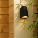 Kelro Cone Outdoor Wall Light Black - LLOL039BK