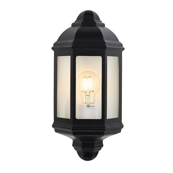 Avara Outdoor Wall Light Black - LLOL040BK
