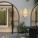 Avara Outdoor Wall Light With Sensor Beige - LLOL041BE