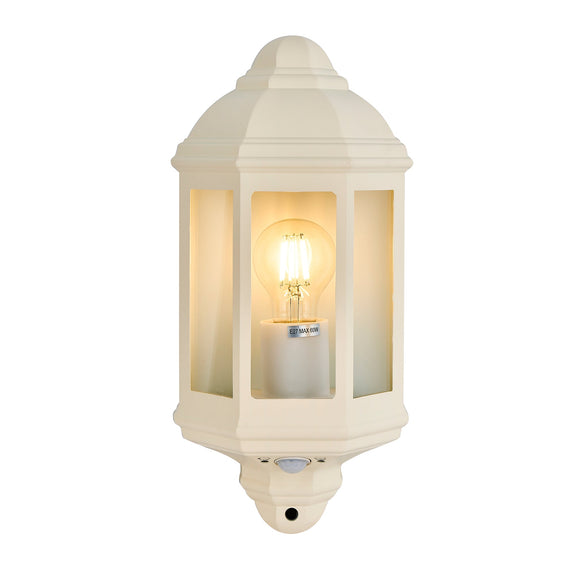 Avara Outdoor Wall Light With Sensor Beige - LLOL041BE