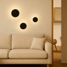 Orlan Medium LED Shifting Disc Wall Light 12W TRI Color Black - LLOL044BK
