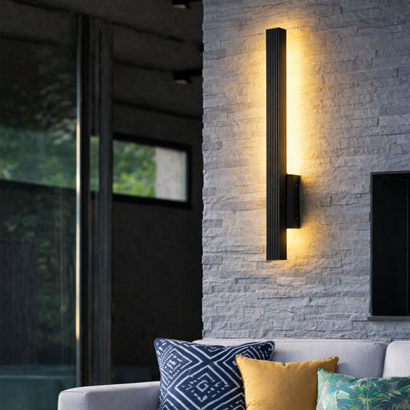 Brynn LED Outdoor Wall Light 12W 3000K Matte Black - LLOL048B