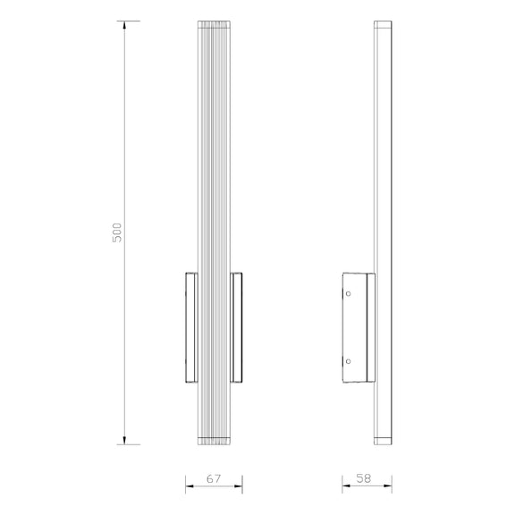 Brynn LED Outdoor Wall Light 12W 3000K Matte Black - LLOL048B