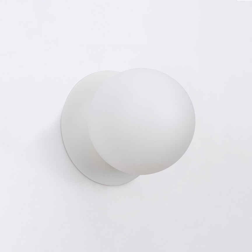 Odessa Small LED Wall Light 8.5W 3000K Frosted Opal & Matt White - LM002WL005