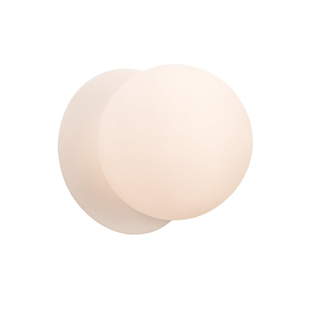 Odessa Large LED Wall Light 8.5W 3000K Frosted Opal & Matt White - LM002WL025