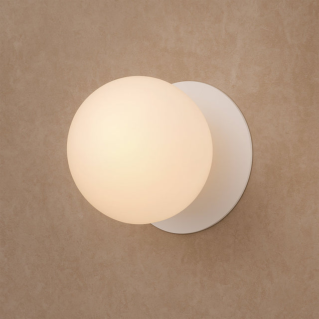 Odessa Large LED Wall Light 8.5W 3000K Frosted Opal & Matt White - LM002WL025