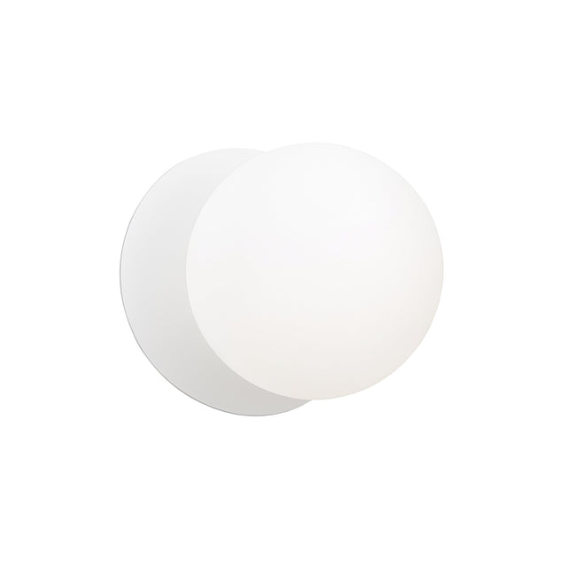 Odessa Small LED Wall Light 8.5W 4000K Frosted Opal & Matt White - LM002WL045