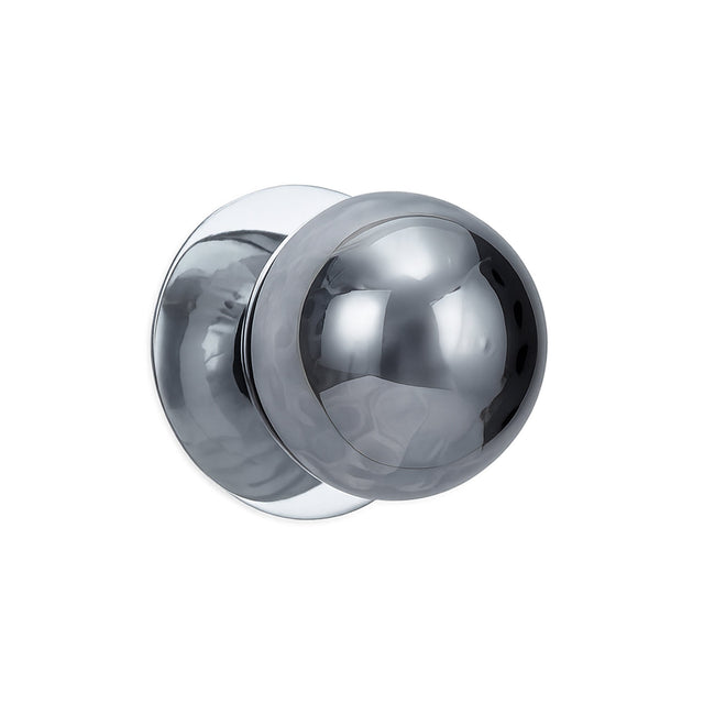 Odessa Small Molten Ripple LED Wall Light 8.5W 4000K Smoky & Chrome - LM002WL051