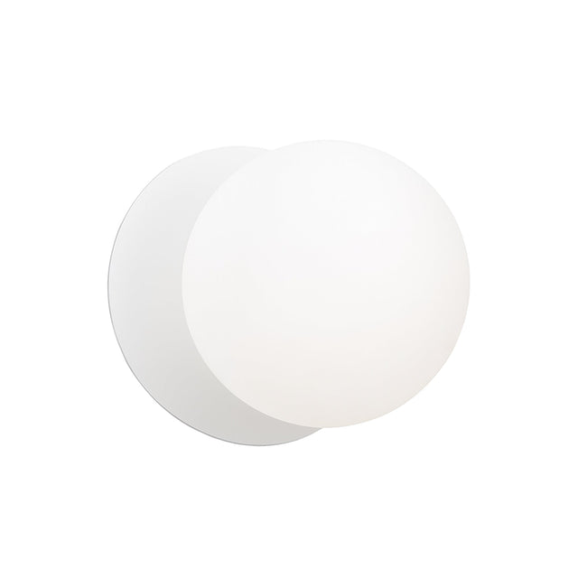 Odessa Large LED Wall Light 8.5W 4000K Frosted Opal & Matt White - LM002WL065