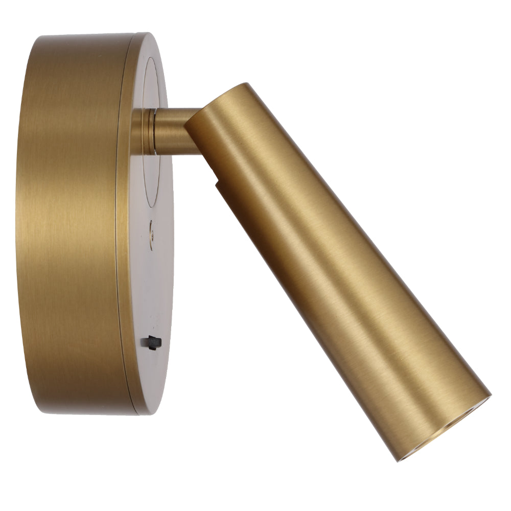 Lodan LED Wall Light 3W 3000K Brass - LODAN WB-BRS