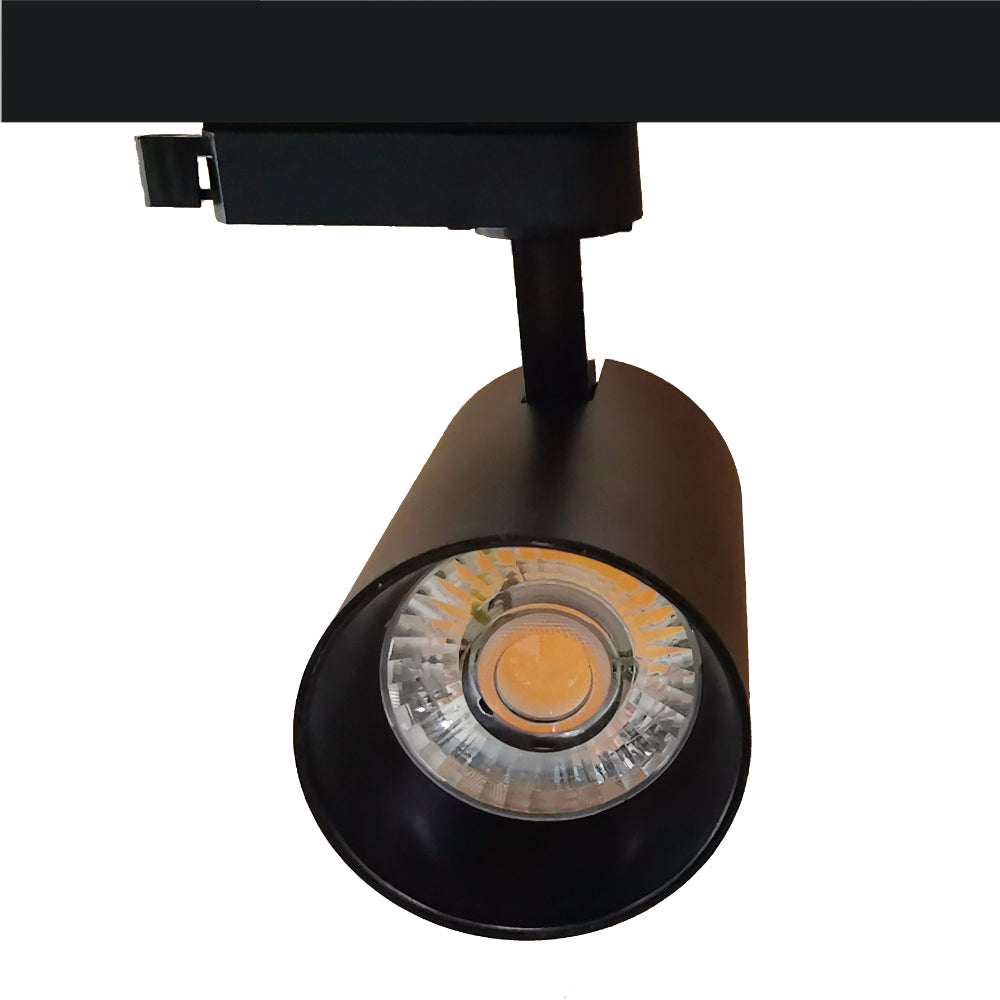 Logik LED Track Light 12W TRI Colour Black - LOGIK TS55.3-BK