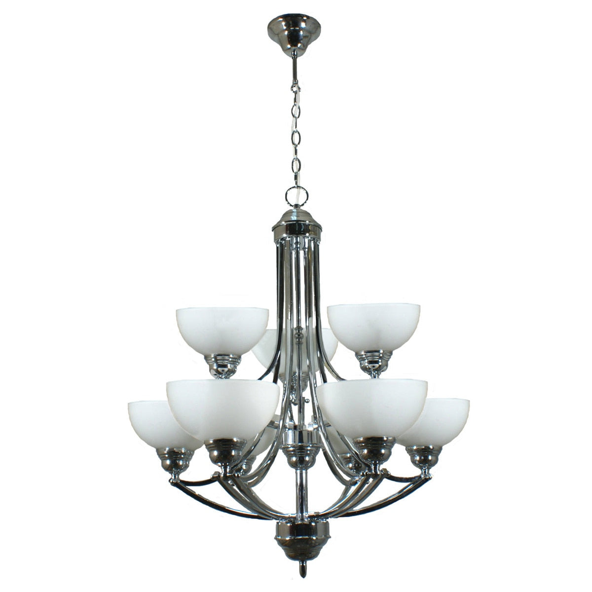Houston 9 Light Pendant Chrome- 1000256