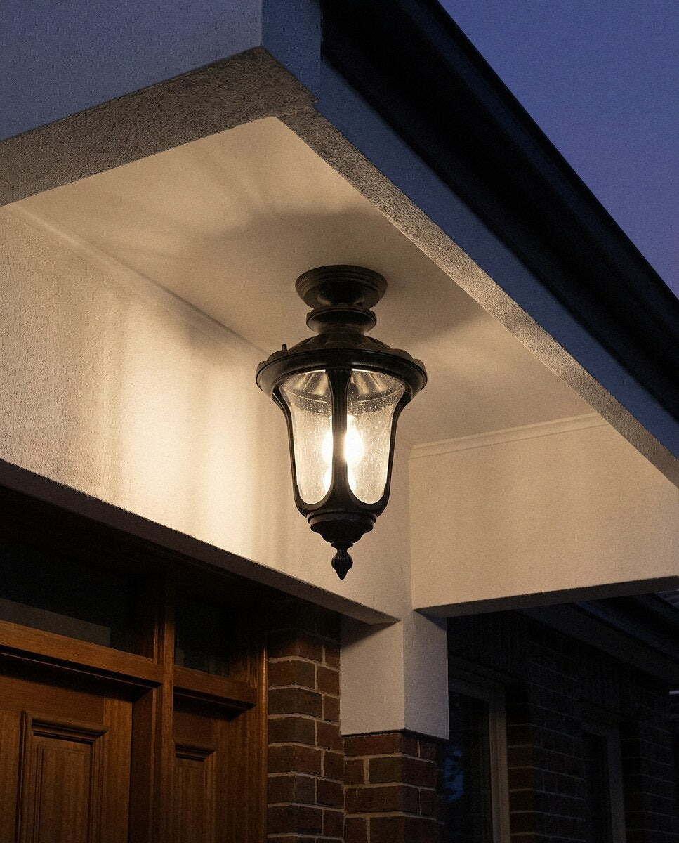 Waterford Small Under Eave Light Antique Black - 1000567
