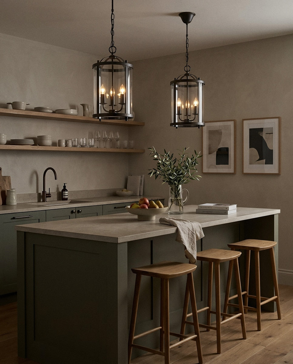 Manor Medium 3 Light Pendant Bronze - 1000583