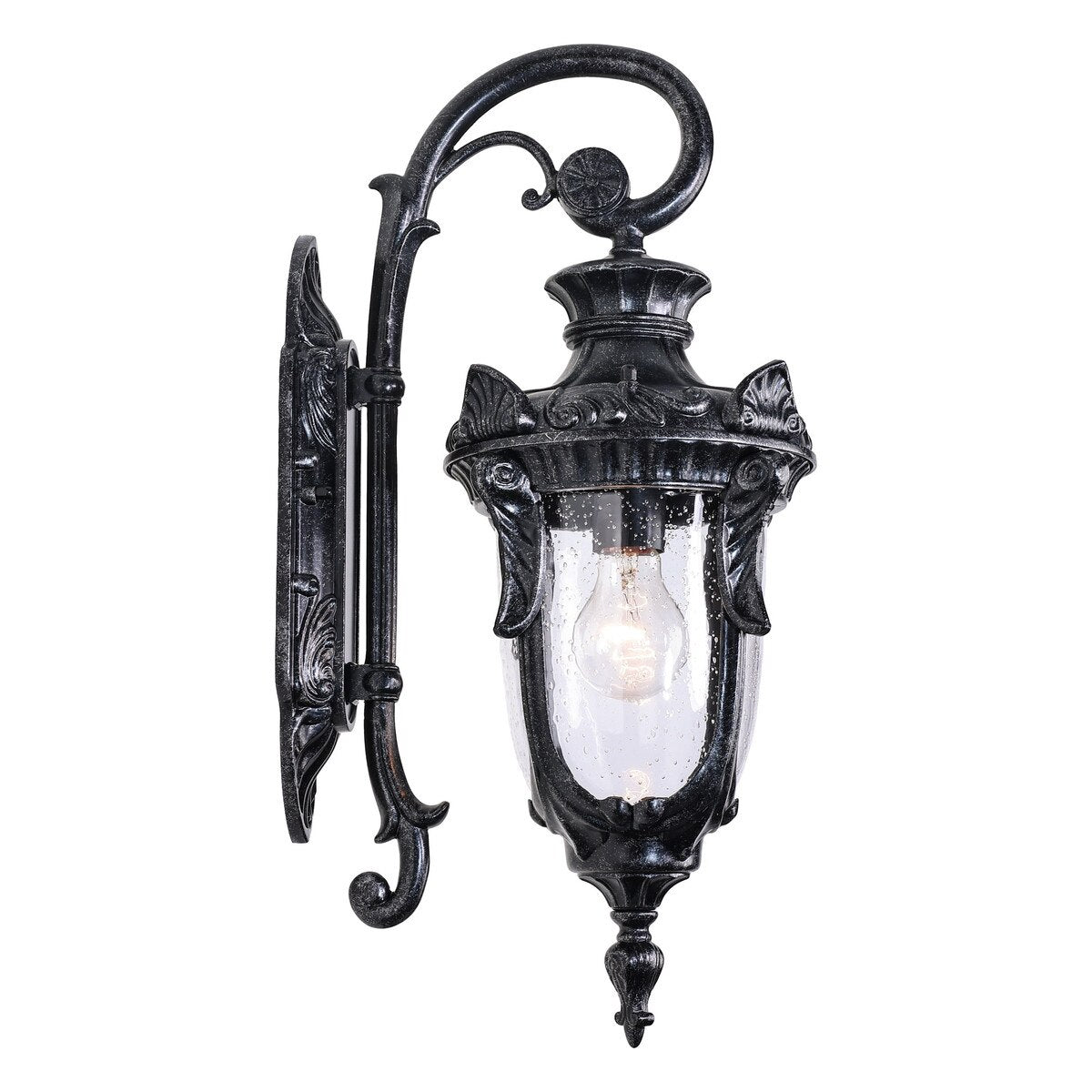 Wellington Medium Outdoor Wall Light Antique Black IP44 - 1000584