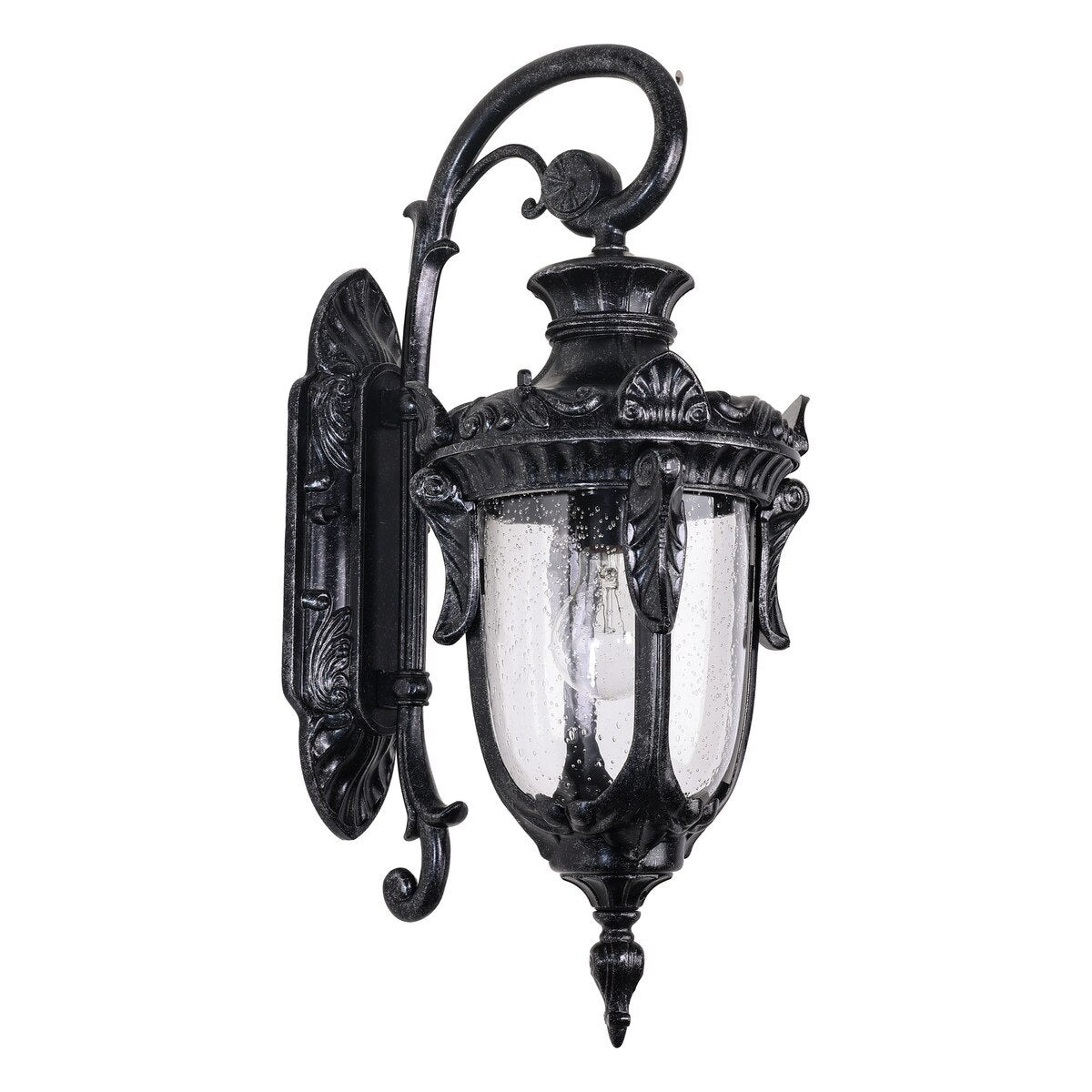 Wellington Medium Outdoor Wall Light Antique Black IP44 - 1000584