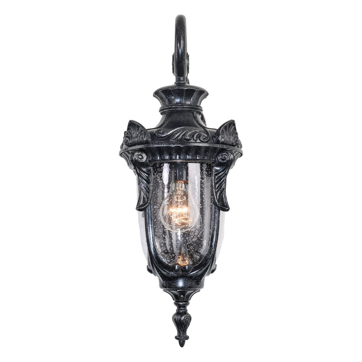 Wellington Medium Outdoor Wall Light Antique Black IP44 - 1000584