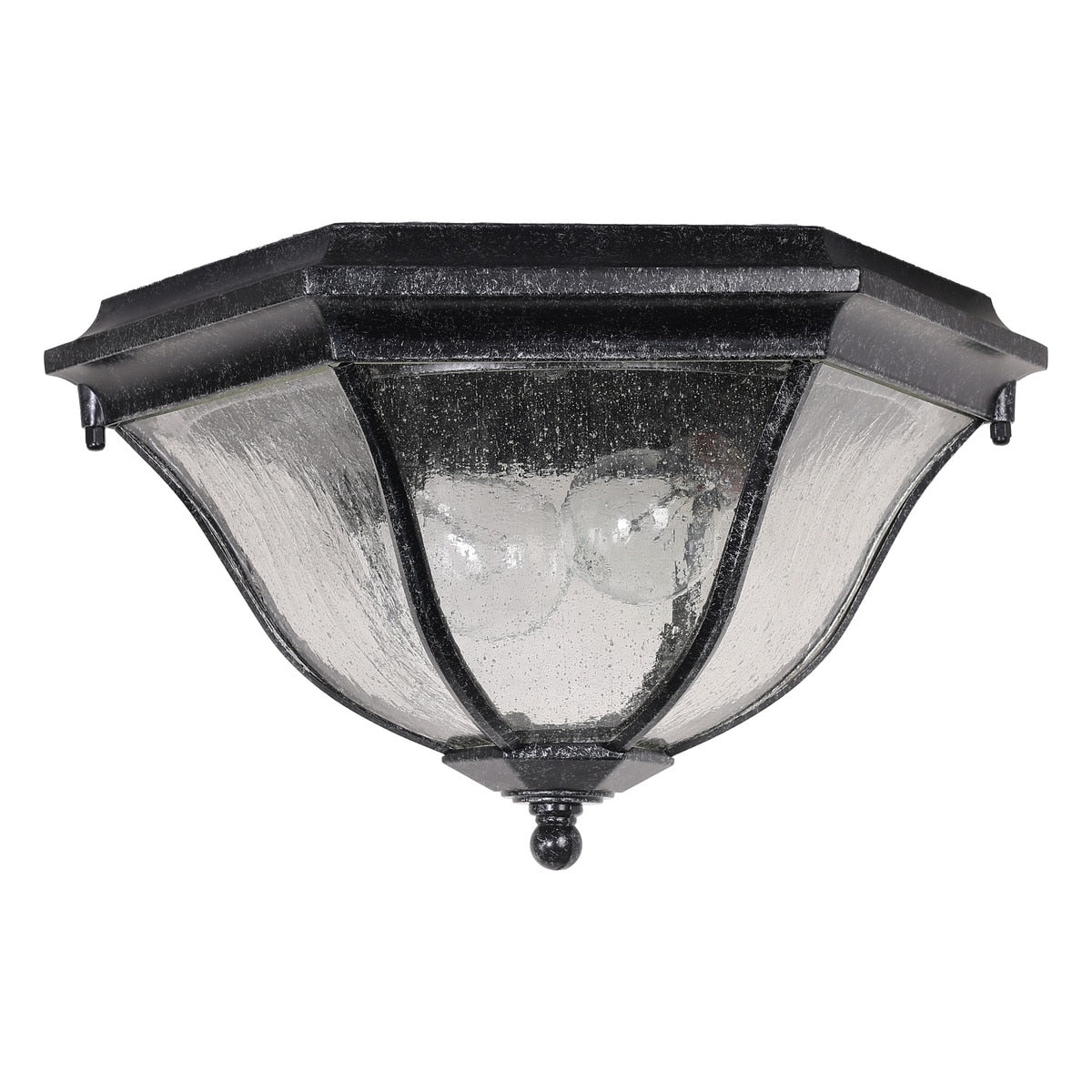 Wickham Under Eave Light Antique Black IP44 - 1000598