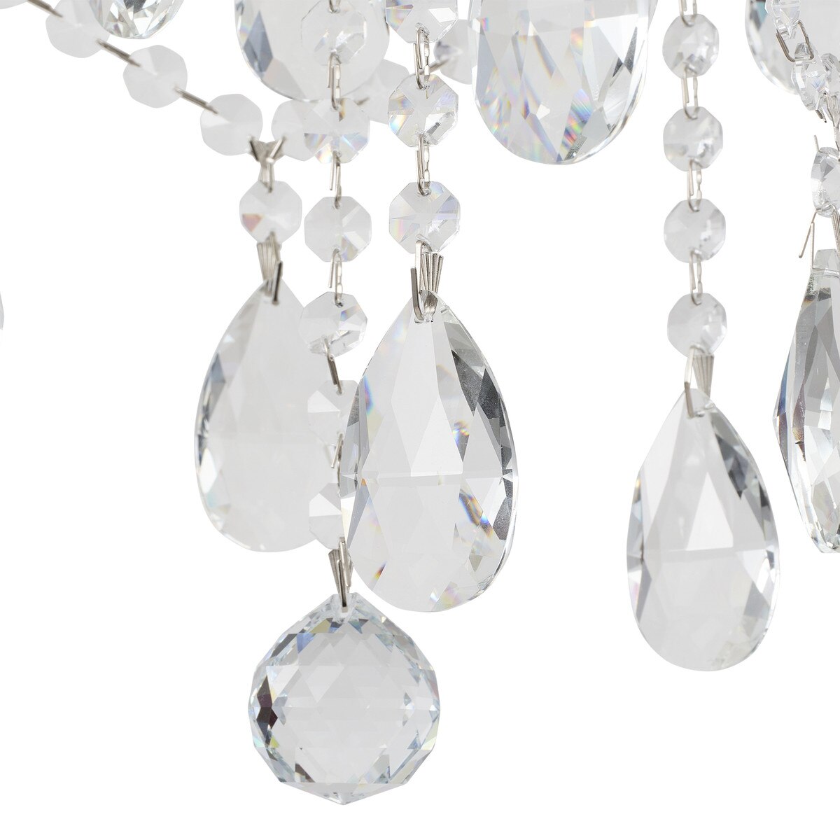 Zurich 3 Light Crystal Chandelier Chrome - 1000606