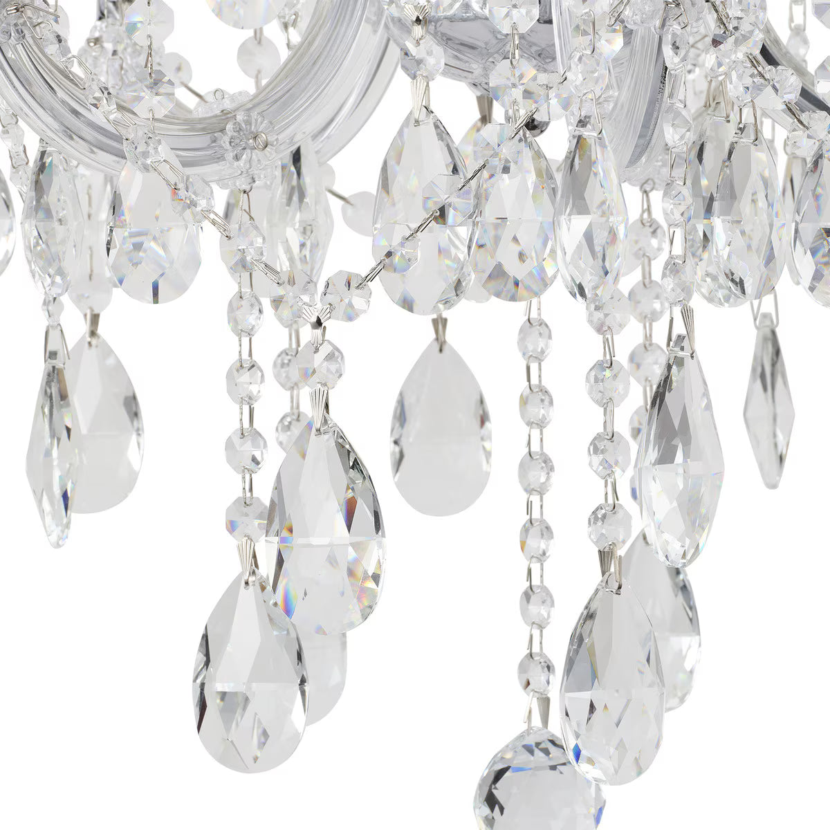 Zurich 5 Light Crystal Chandelier Chrome - 1000607