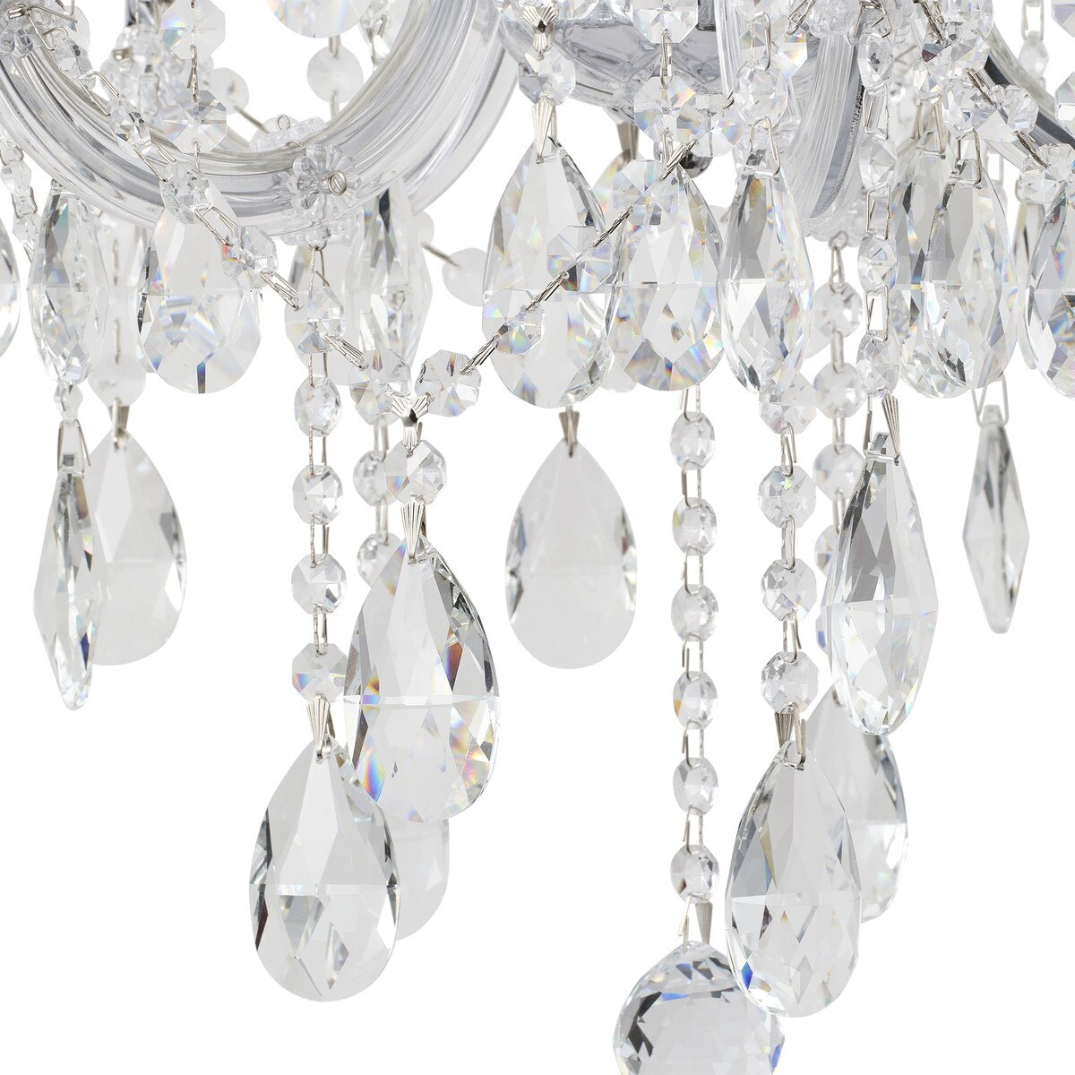 Zurich 5 Light Crystal Chandelier Chrome - 1000607