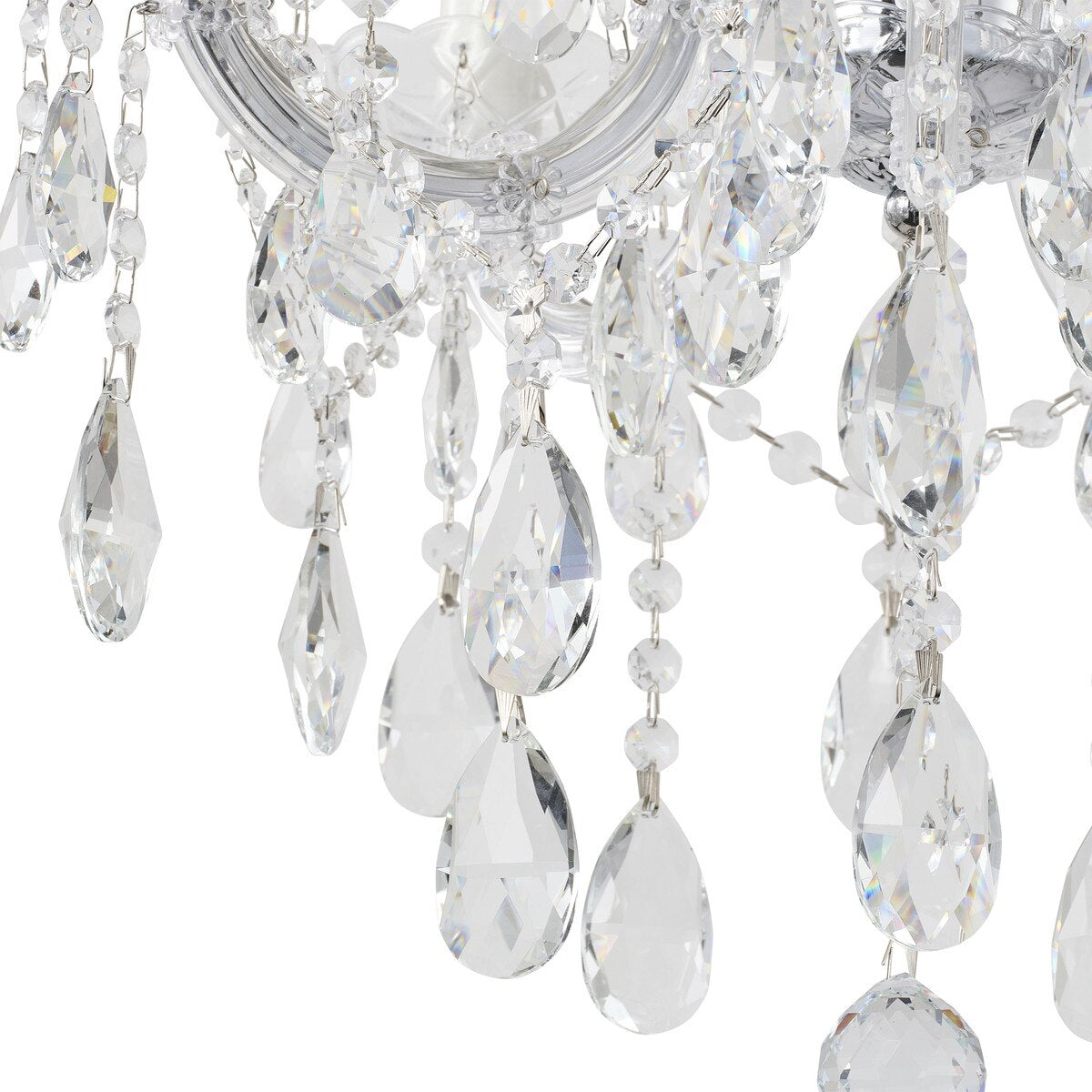 Zurich 5 Light Crystal Chandelier Chrome - 1000607
