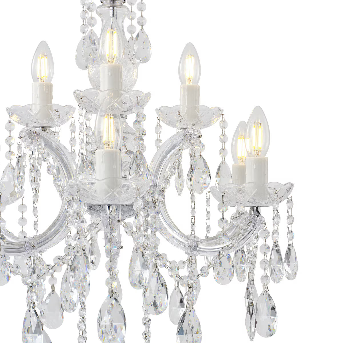 Zurich 9 Light Crystal Chandelier Chrome - 1000608