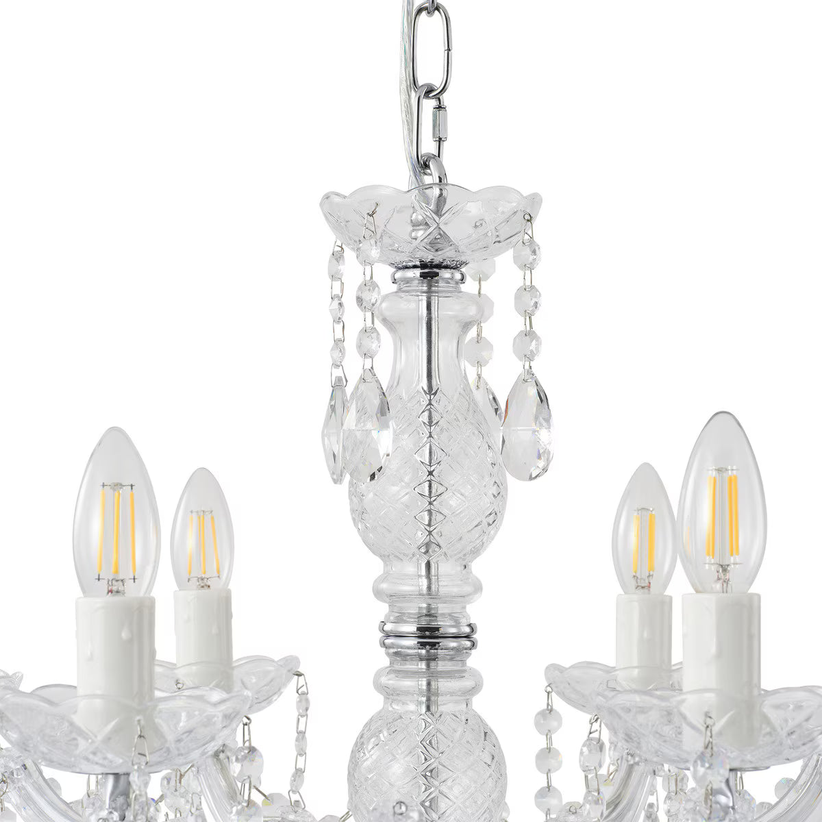 Zurich 18 Light Crystal Chandelier Chrome - 1000609
