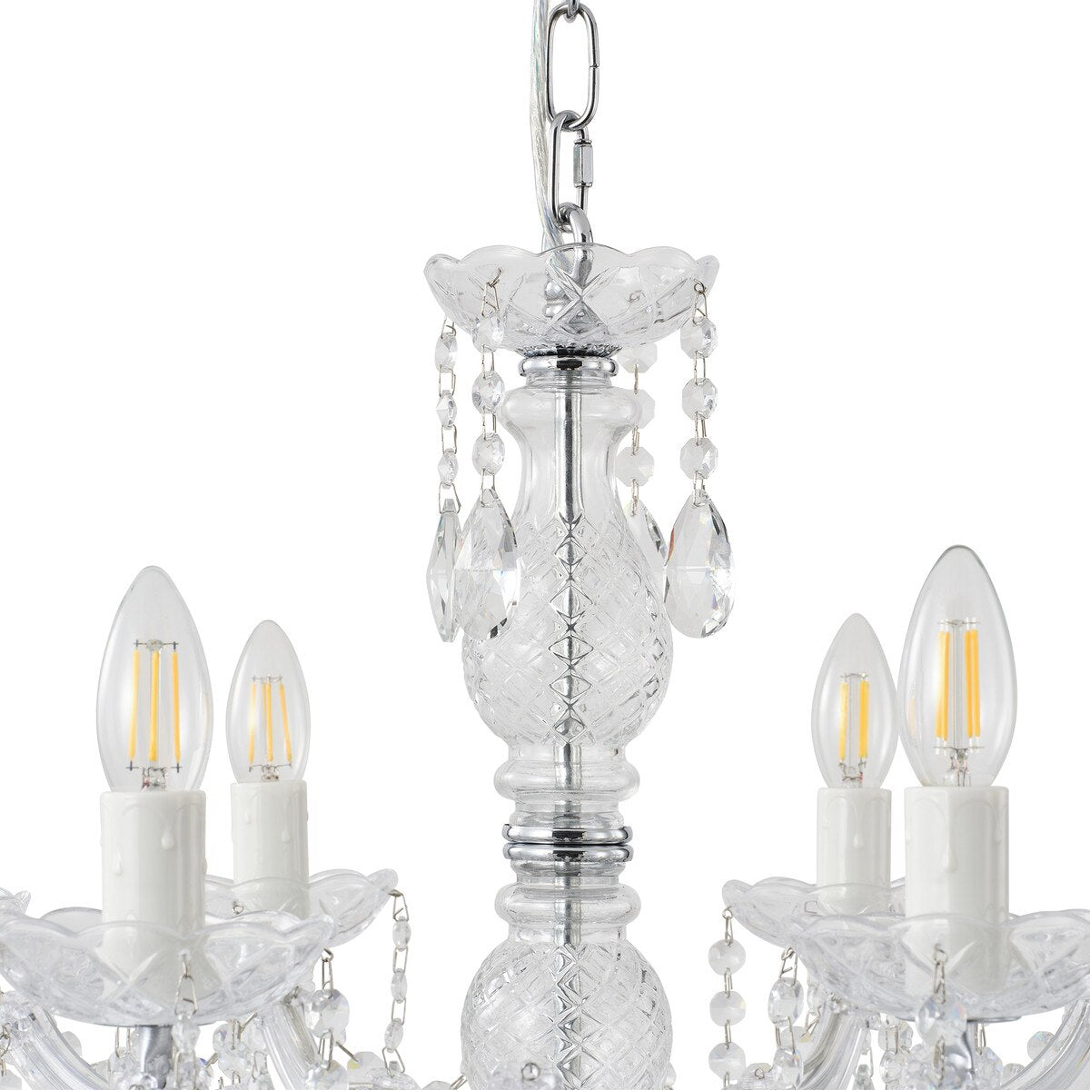 Zurich 18 Light Crystal Chandelier Chrome - 1000609