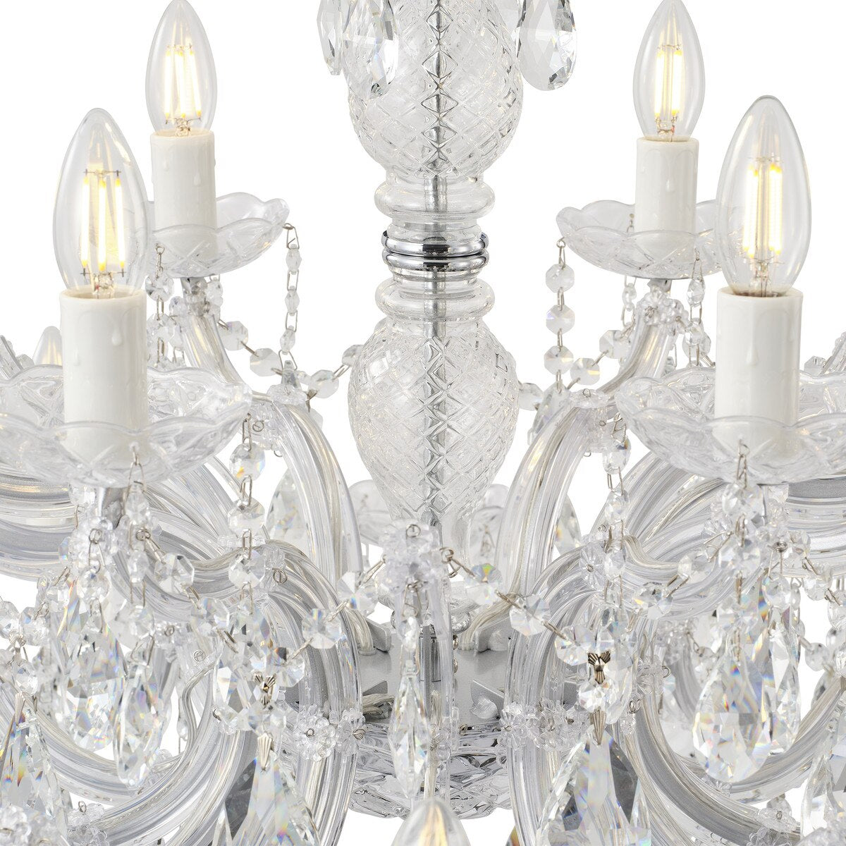Zurich 18 Light Crystal Chandelier Chrome - 1000609