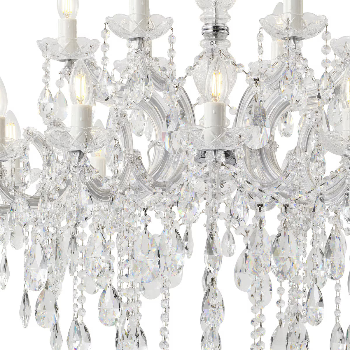 Zurich 18 Light Crystal Chandelier Chrome - 1000609