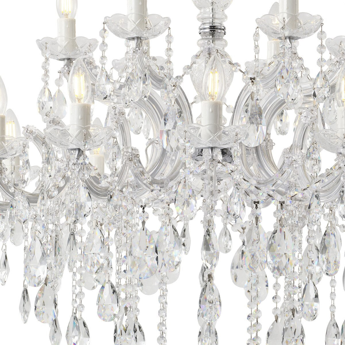 Zurich 18 Light Crystal Chandelier Chrome - 1000609